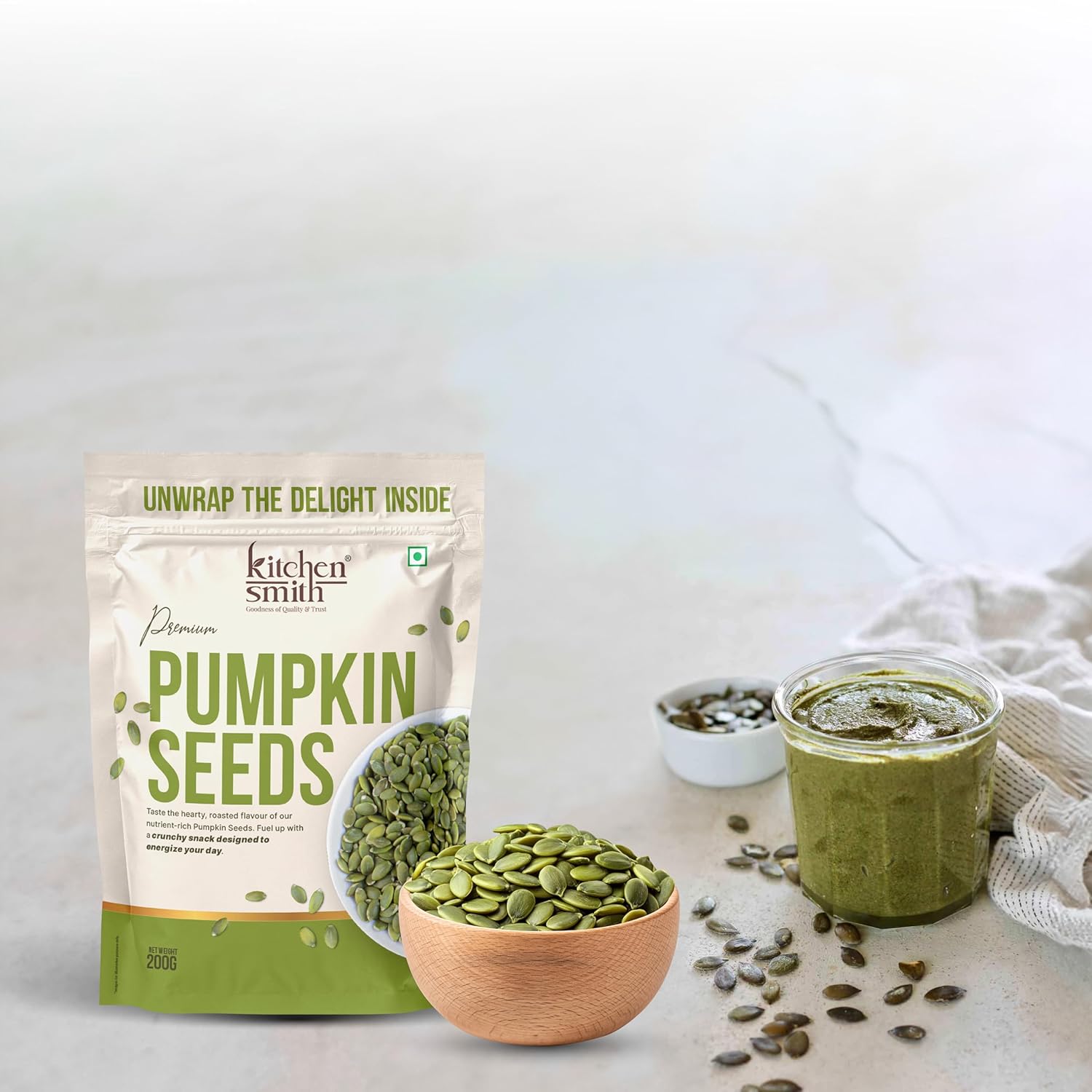 Kitchen Smith Premium Pumpkin Seeds - 200 gm