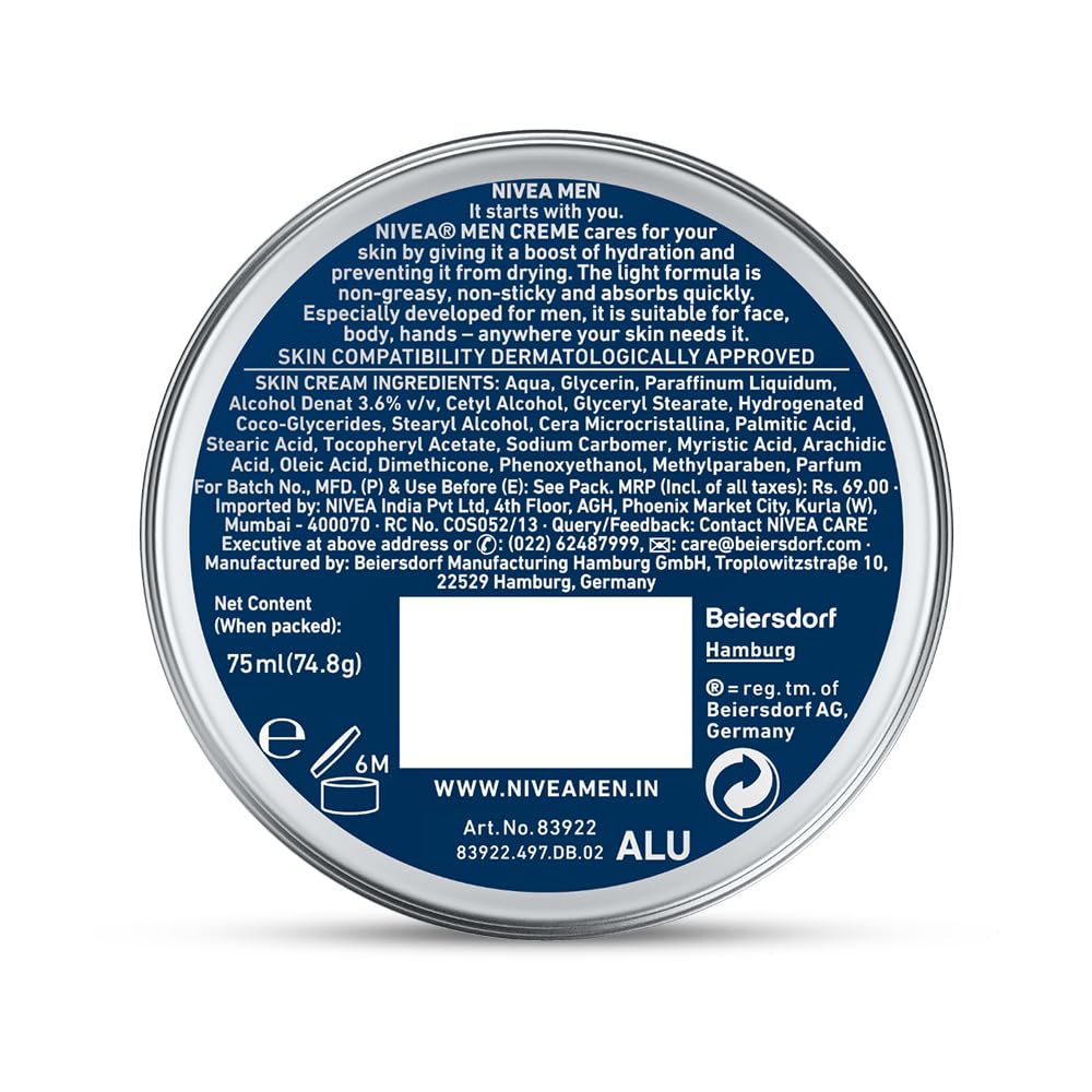 Nivea Men Creme - 75 ml