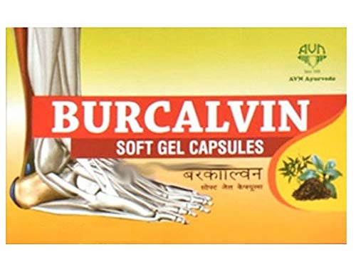 AVN Burcalvin Soft Gel Capsules- 60 Capsules For Calcaneal Spurs, Heel Pain