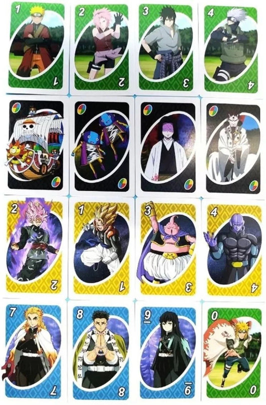 UNO Anime Card Game for Family & Friends