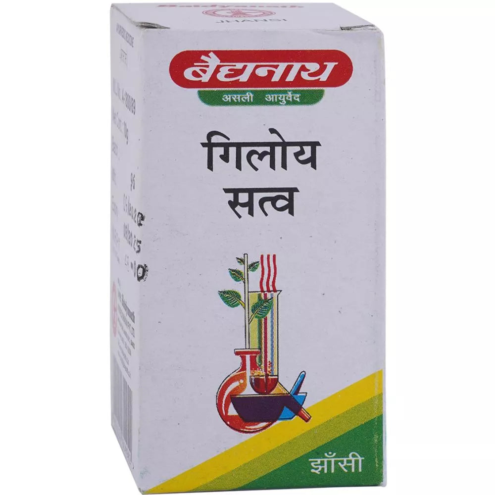 Baidyanath Giloy Satva 10g for Blood purifier, Anti-inflammatory, Flu, Fever, jaundice