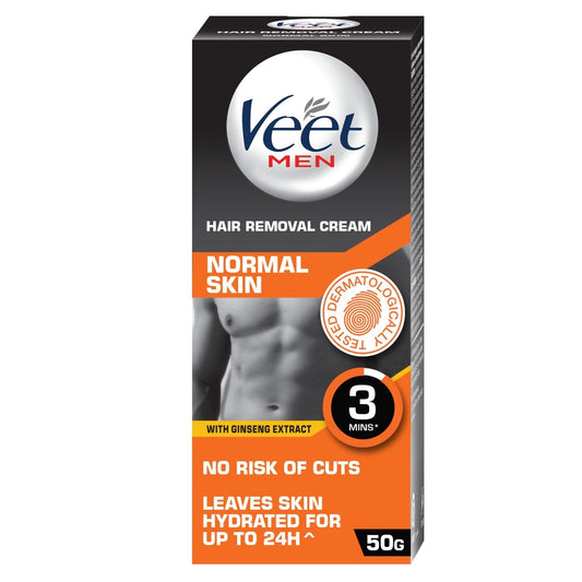 Veet Hair Removal Cream for Men, Normal Skin - 50g