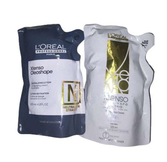 LOreal Paris X-Tenso Oleoshape Smoothing and Neutralizing Straightening Hair Cream 125 ml + 125 ml