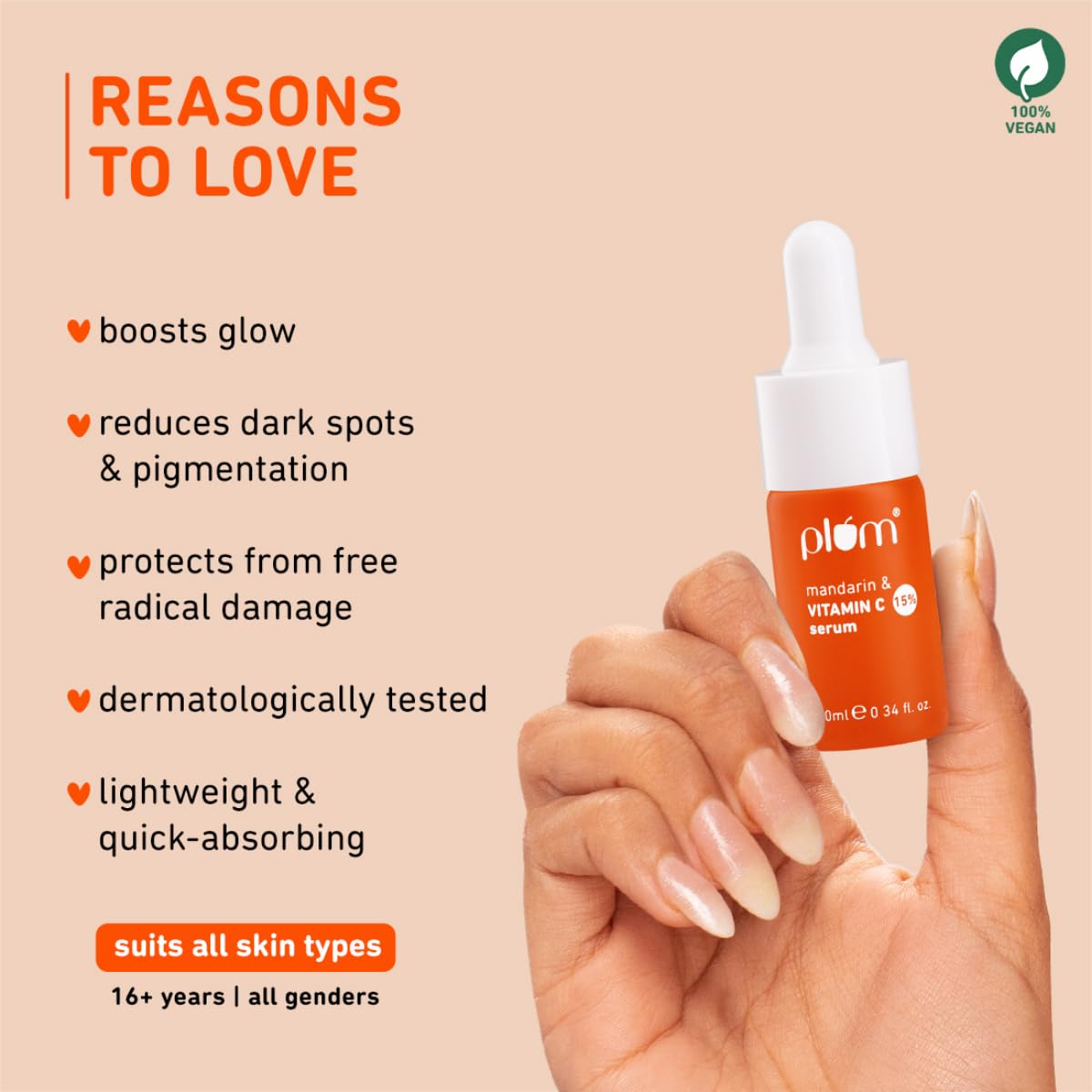 Plum Mandarin & Vitamin C Serum - 10 ml
