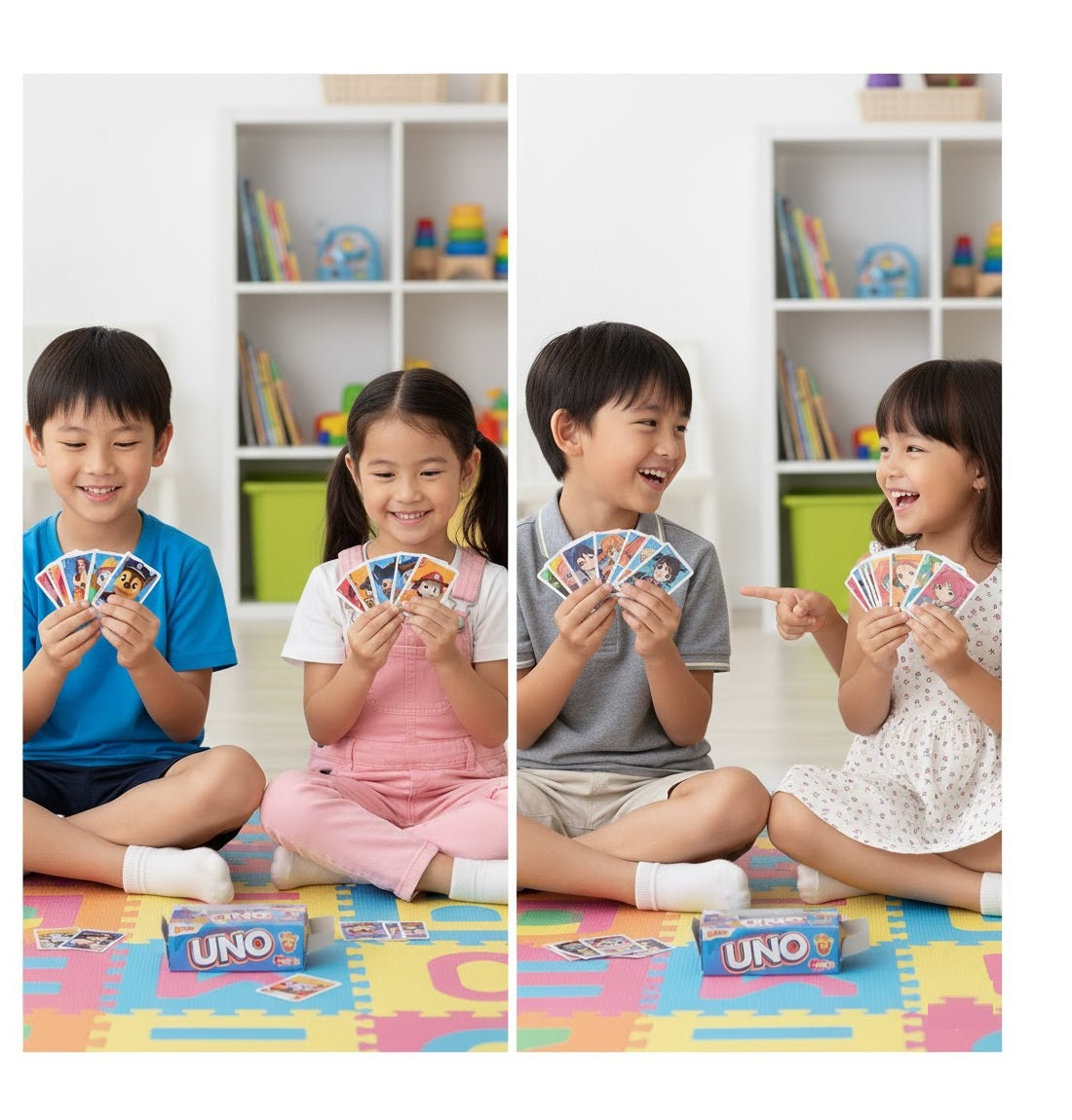 UNO Anime and UNO Paw Petrol Card Game Combo Play With Friends & Family