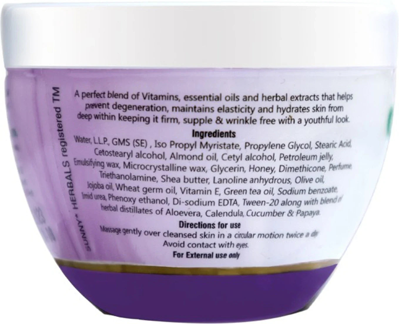 Bakson's Sunny Anti Wrinkle Cream - 125g