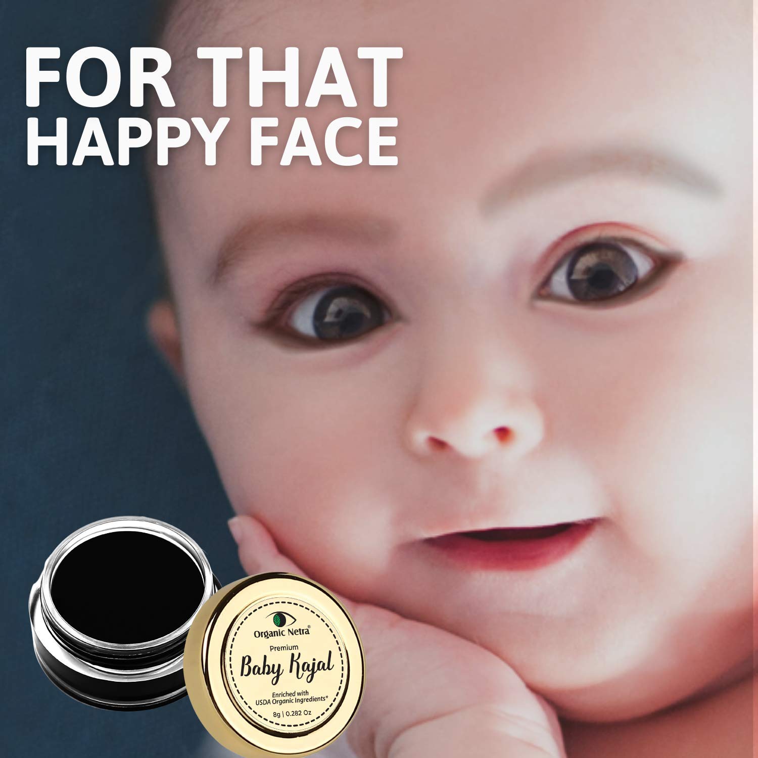 Organic Netra Baby Kajal Water Resistant - 8 gm