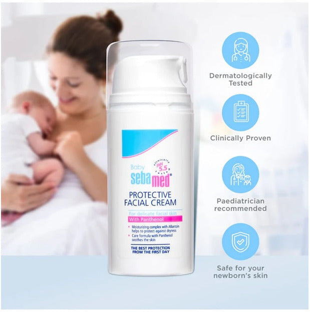 Sebamed Baby Protective Facial Cream With Vitamin E For Soft Skin 50 ml