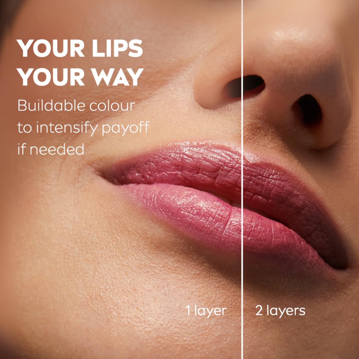 Nivea Lip Caring Beauty Red Lip Balm With SPF 30 - Rose - 4.8 gm
