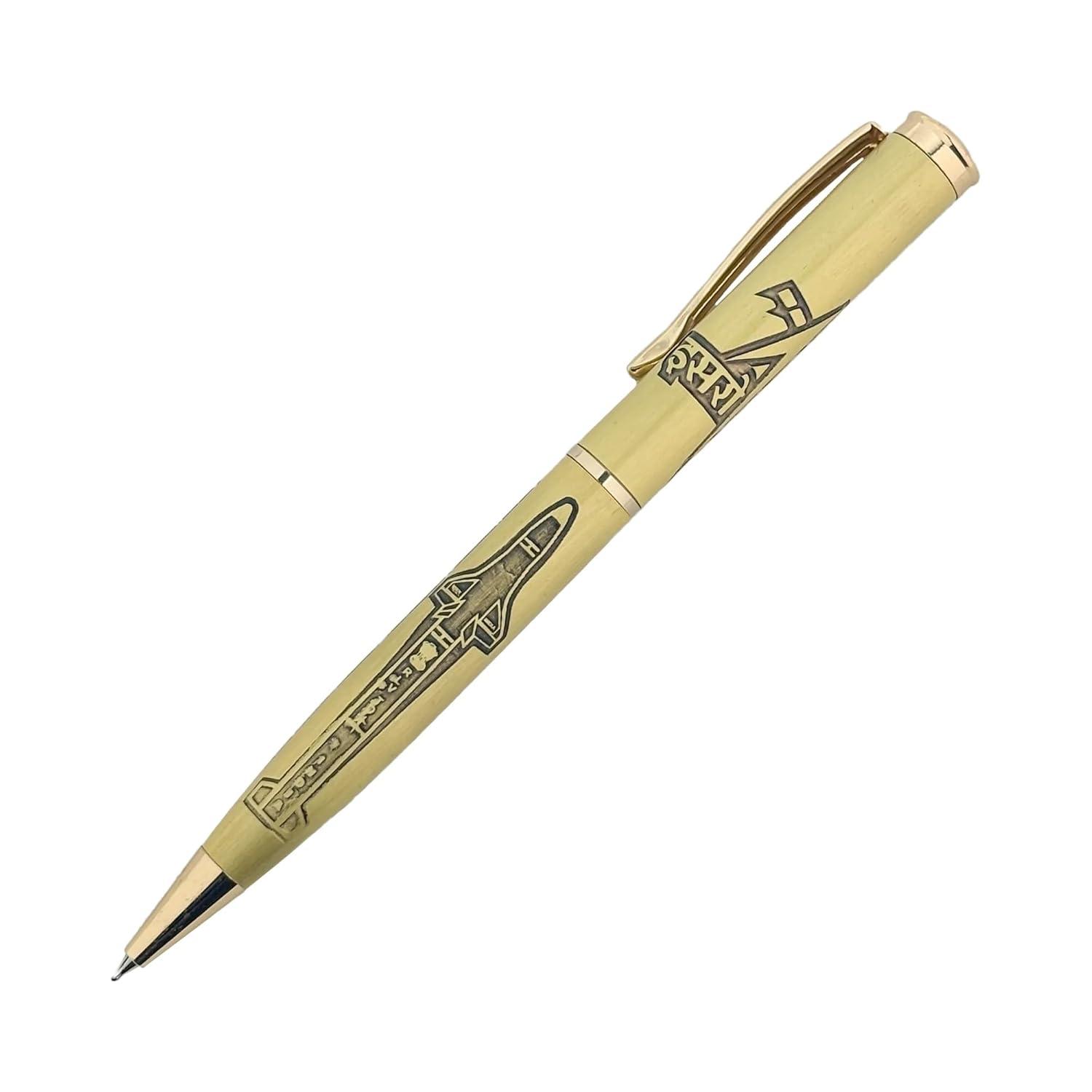 Submarine 4006 RLV-TD Rocket design etching Premium Metal Ball Pen