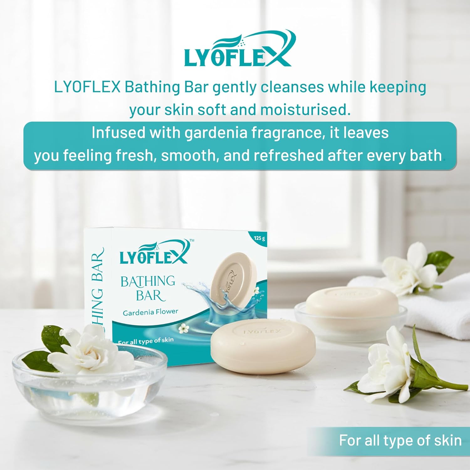 Loyflex bathing Bar Pack of 3 - 125gm