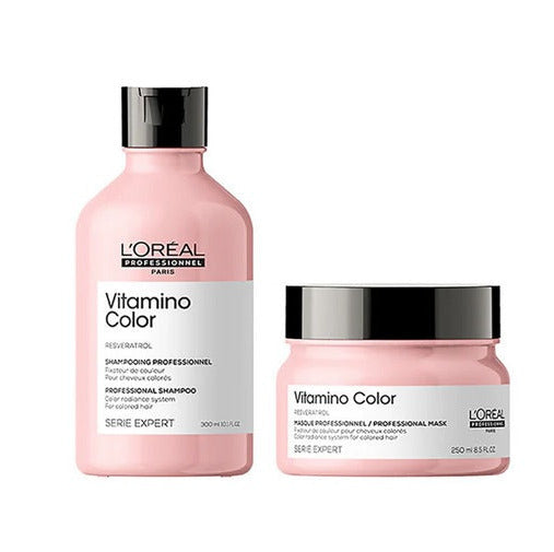 LOreal Professionnel Vitamino Color Shampoo & Hair Mask, Serie Expert - combo - 300ml + 250ml