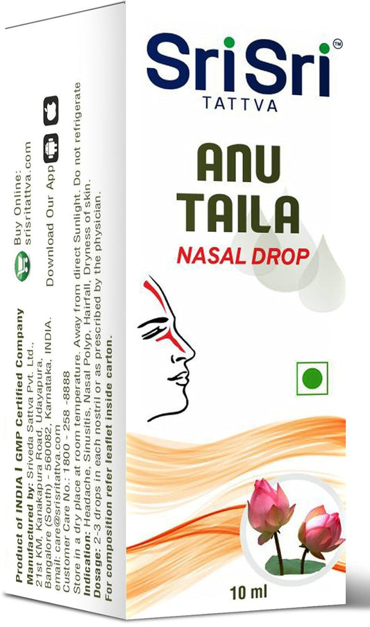 Sri Sri Tattva Anu Taila Nasal Drops 10ml