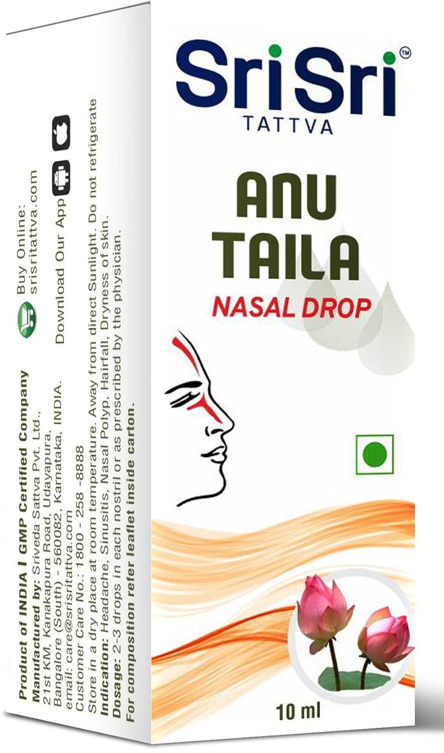 Sri Sri Tattva Anu Taila Nasal Drops 10ml