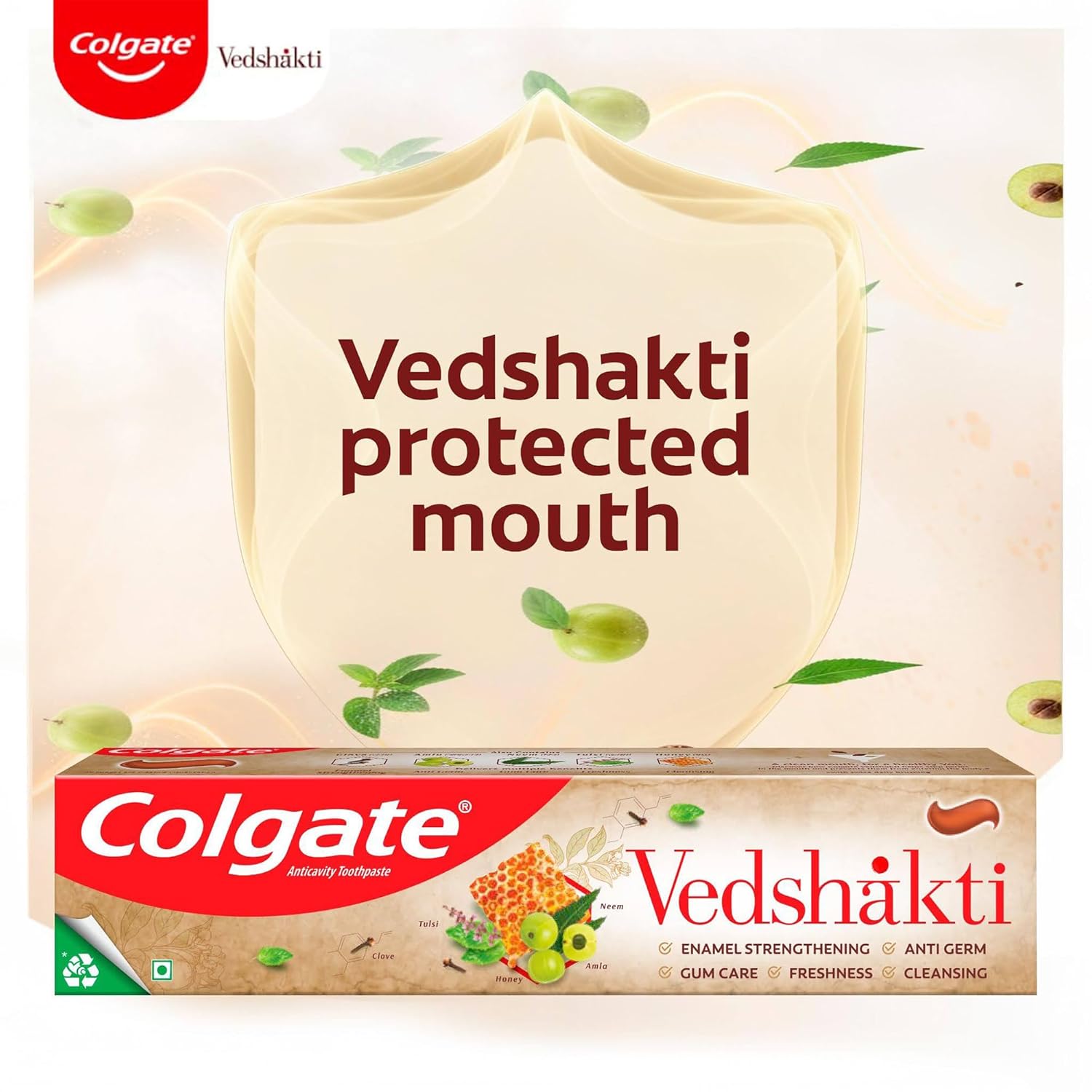 Colgate Swarna Vedshakti Ayurvedic Cavity Protection, Bad Breath Treatment Toothpaste - 400gm