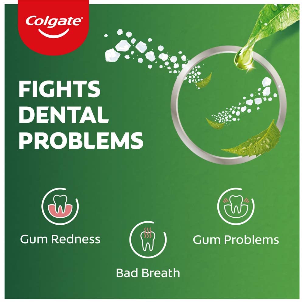 Colgate Active Salt Neem Toothpaste, Germ Fighting Toothpaste For Healthy, Tight Gums, Oral Care 100G