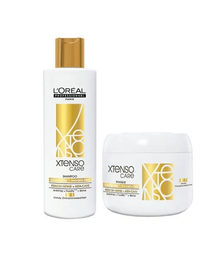 Loreal Paris Professionnel Xtenso Care Shampoo & Mask Combo 250ml + 196gm