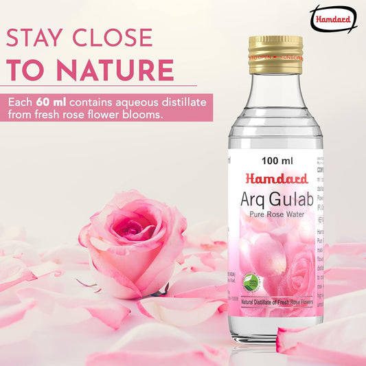 Hamdard Arq Gulab Pure Rose Water - 100 ml
