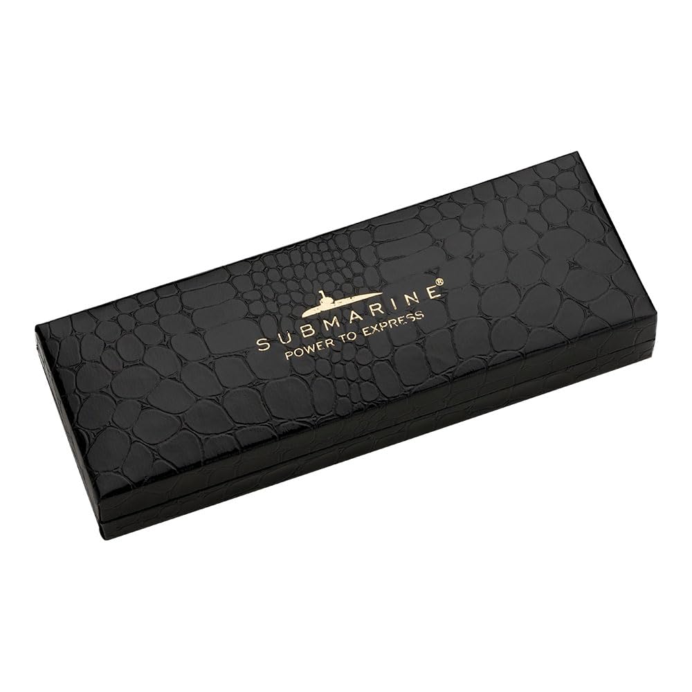 Submarine 1003 Pen Studded With Preciosa Crystal - Ball Pen & Roller Pen Combo