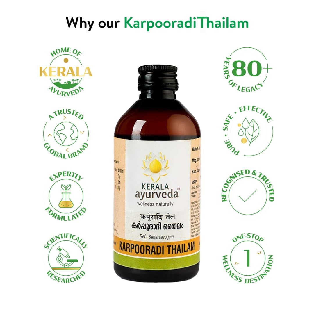 Kerala Ayurveda Karpooradi Thailam - 200 ml