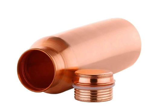 Copper Water Bottel  No Joint & Leak Proof Design Vessel Health Benefit 900 ml  Copper Bottel