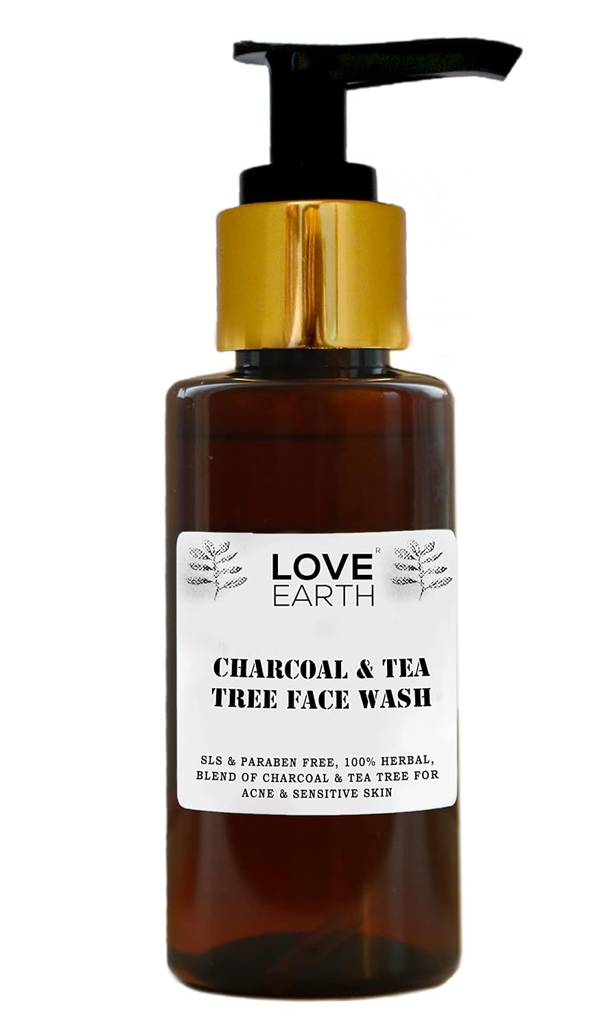 Love Earth Charcoal & Tea Tree Face Wash - 100 ml