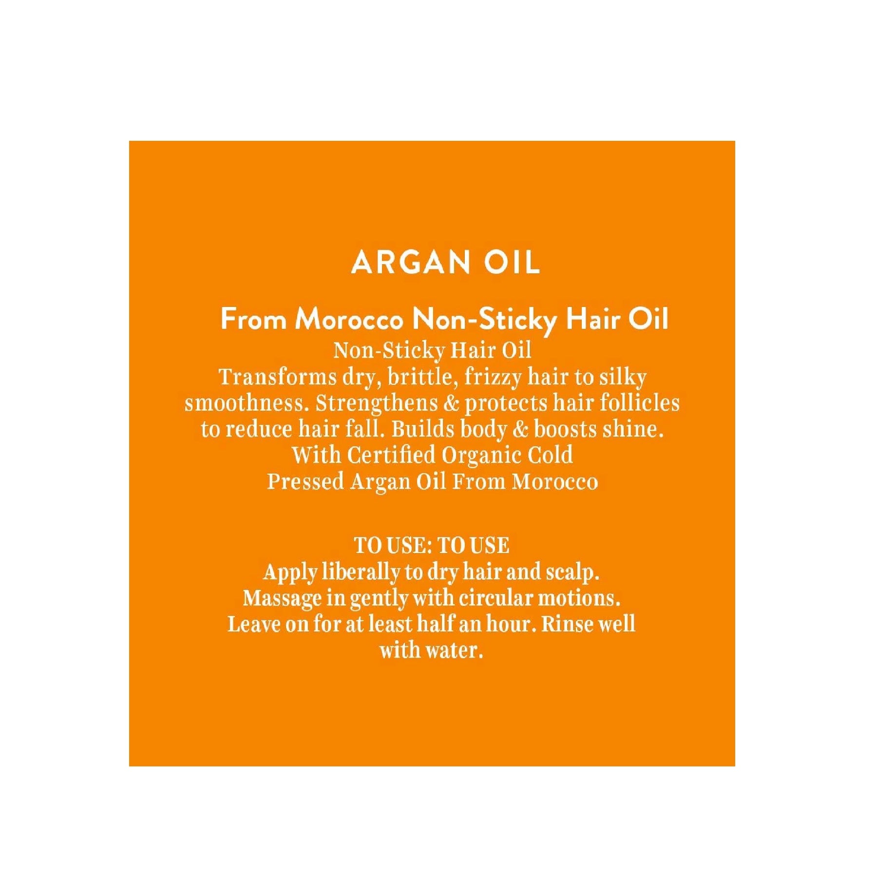 Biotique Advanced Organics Argan Oil From Morocco Non-sticky Hair Oil - 200 ml