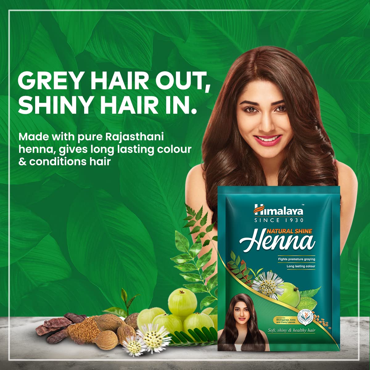 Himalaya Herbals Natural Shine Henna Powder - 50 gm