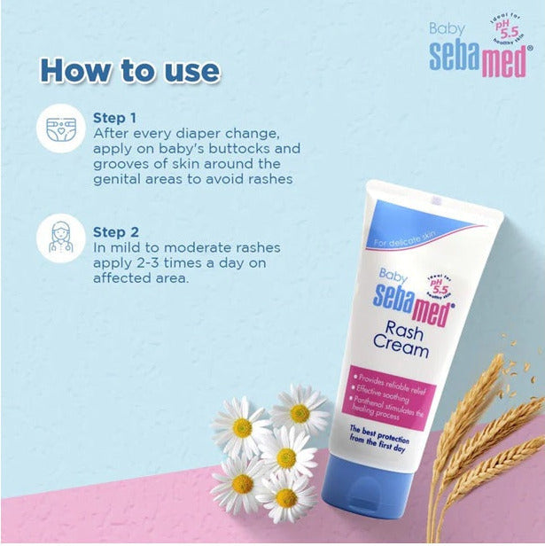 Sebamed Baby Rash Cream For Kids PH 5.5 100ML