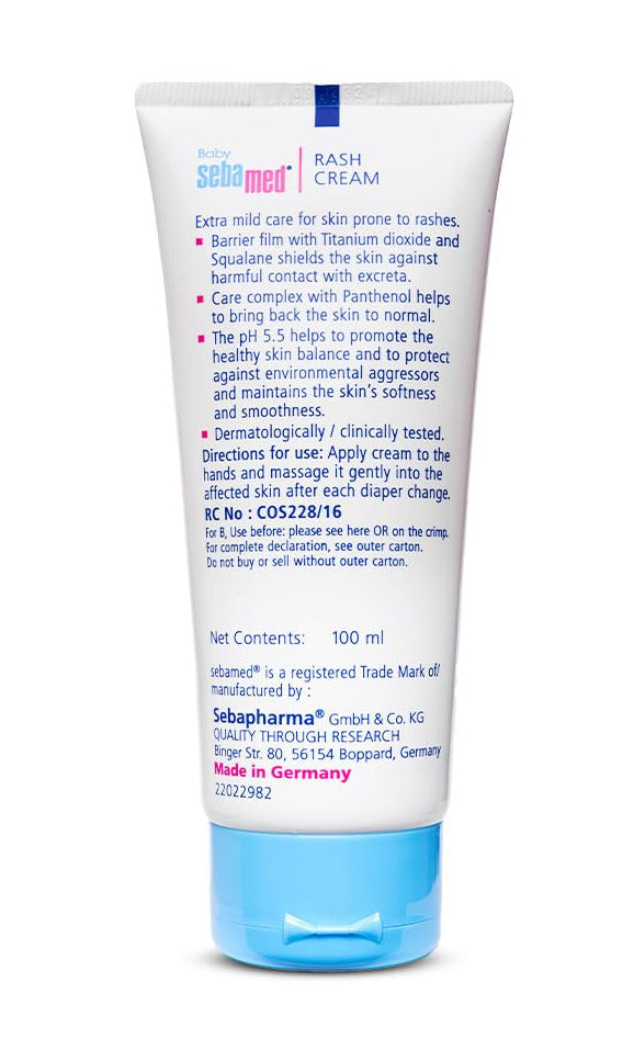 Sebamed Baby Rash Cream For Kids PH 5.5 100ML