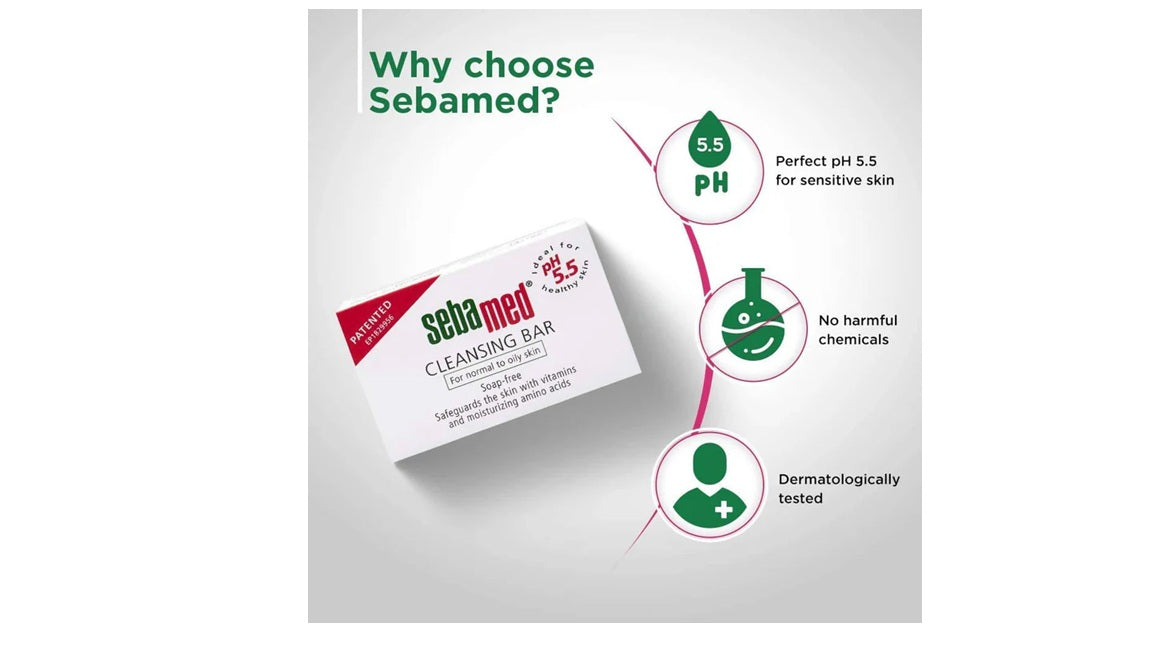 Sebamed Cleansing Cleansing Bar Soap 100 gm