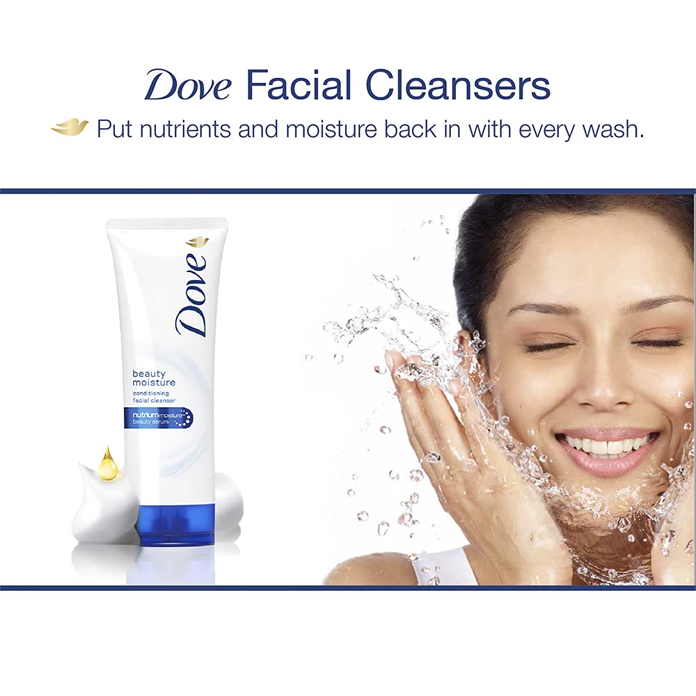 Dove Beauty Moisture Conditioning Face Wash Cleanser - 50 gm