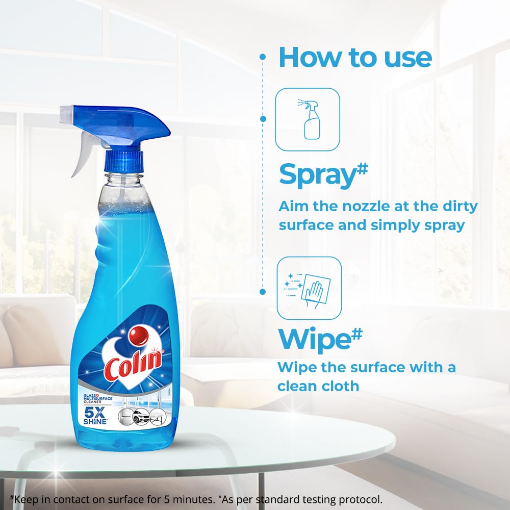 Colin Glass and Surface Cleaner Liquid Spray - 250 ml