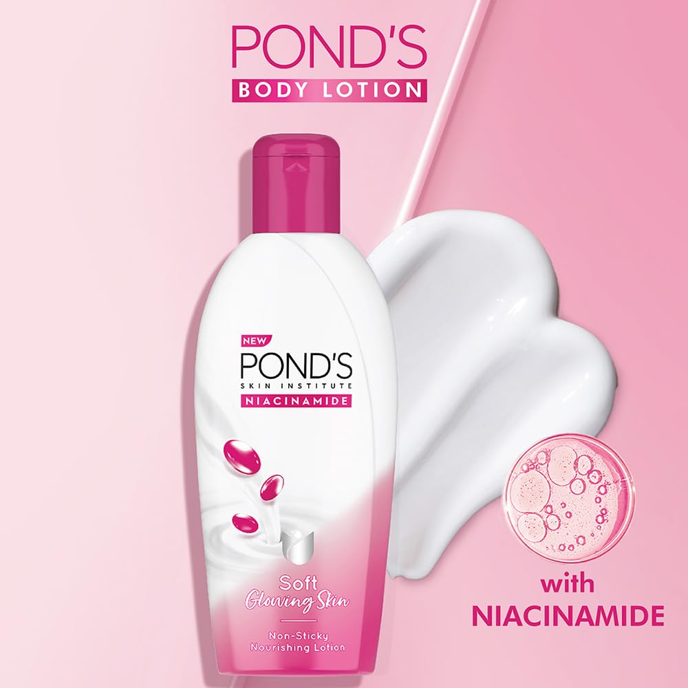 POND'S Niacinamide Nourishing Body Lotion for Soft, Glowing Skin 90 ml