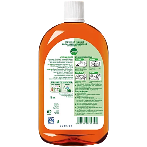 Dettol Antiseptic Liquid, 1 L