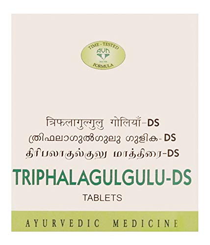 AVN Triphala gulgulu DS Tablets – 120 tablets For Weight Loss, Piles, Fistula, Hemorrhoids, Oedema