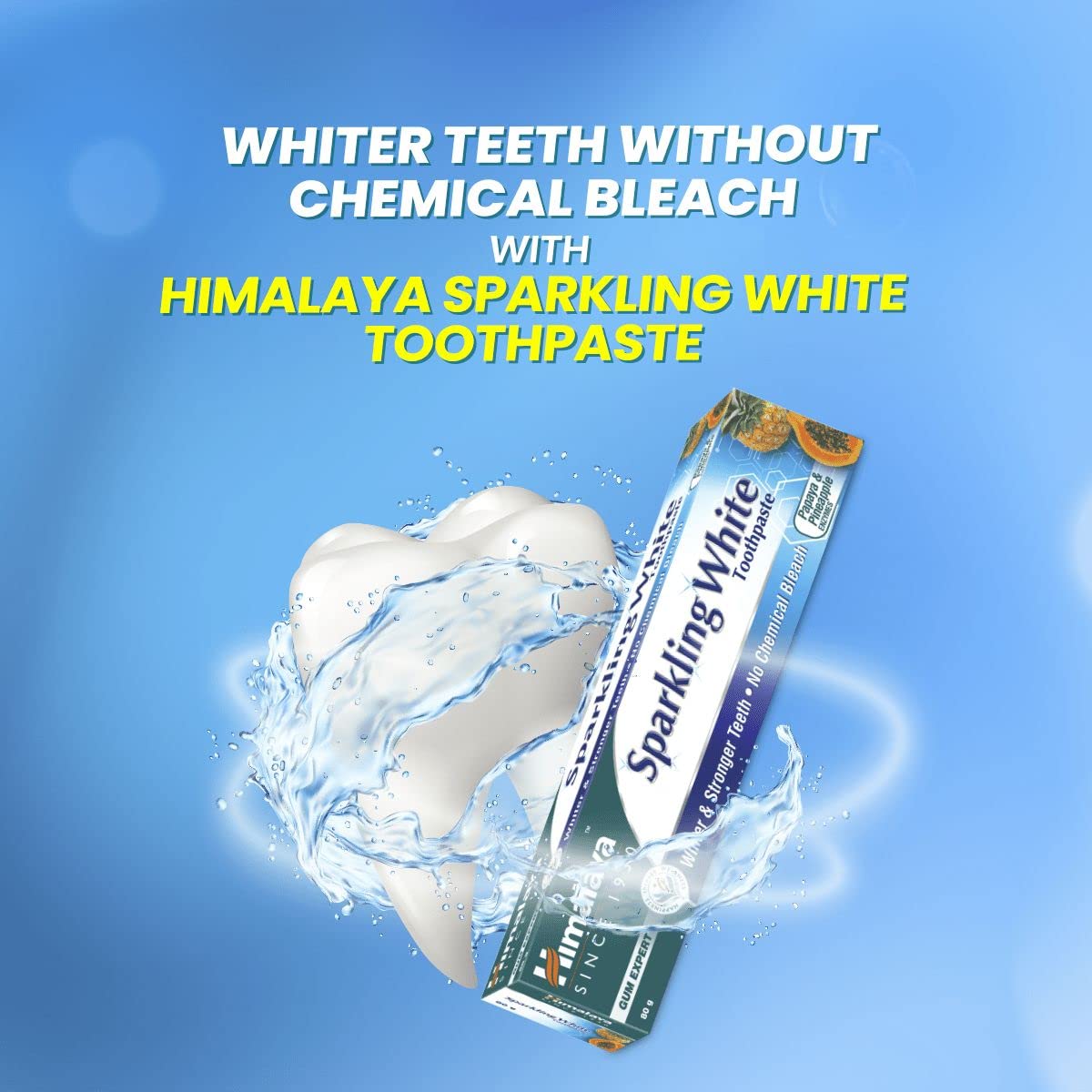 Himalaya Sparkling White Tooth Paste - 80 gm