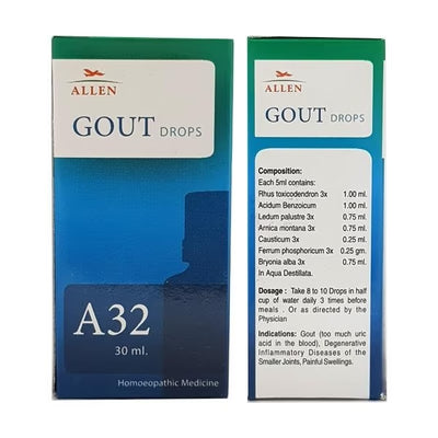 Allen A32 Gout Drops (30ml)