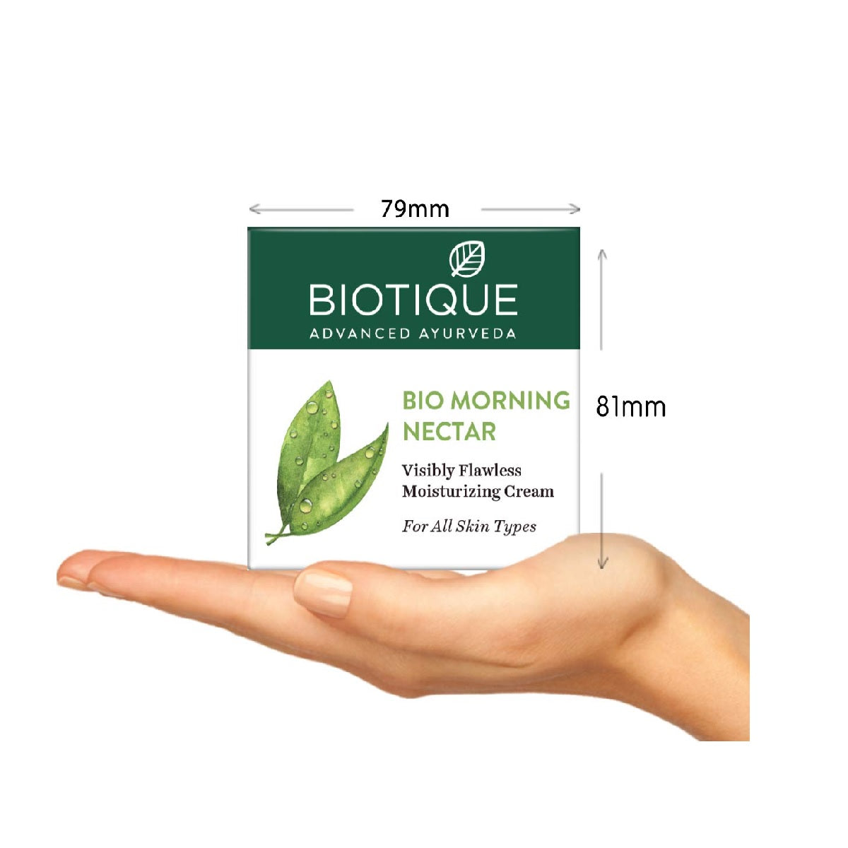 Biotique Morning Nectar Nourish & Hydrate Moisturizing Cold Cream For Visibly Flawless Skin, 50g