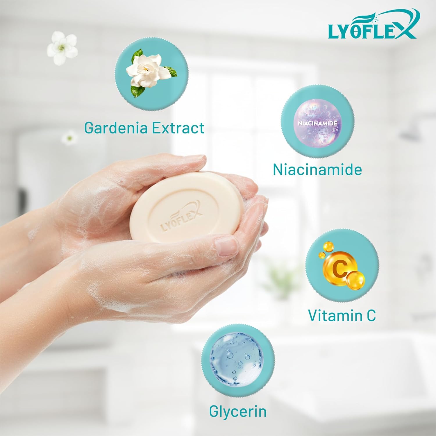 Loyflex bathing Bar Pack of 3 - 125gm