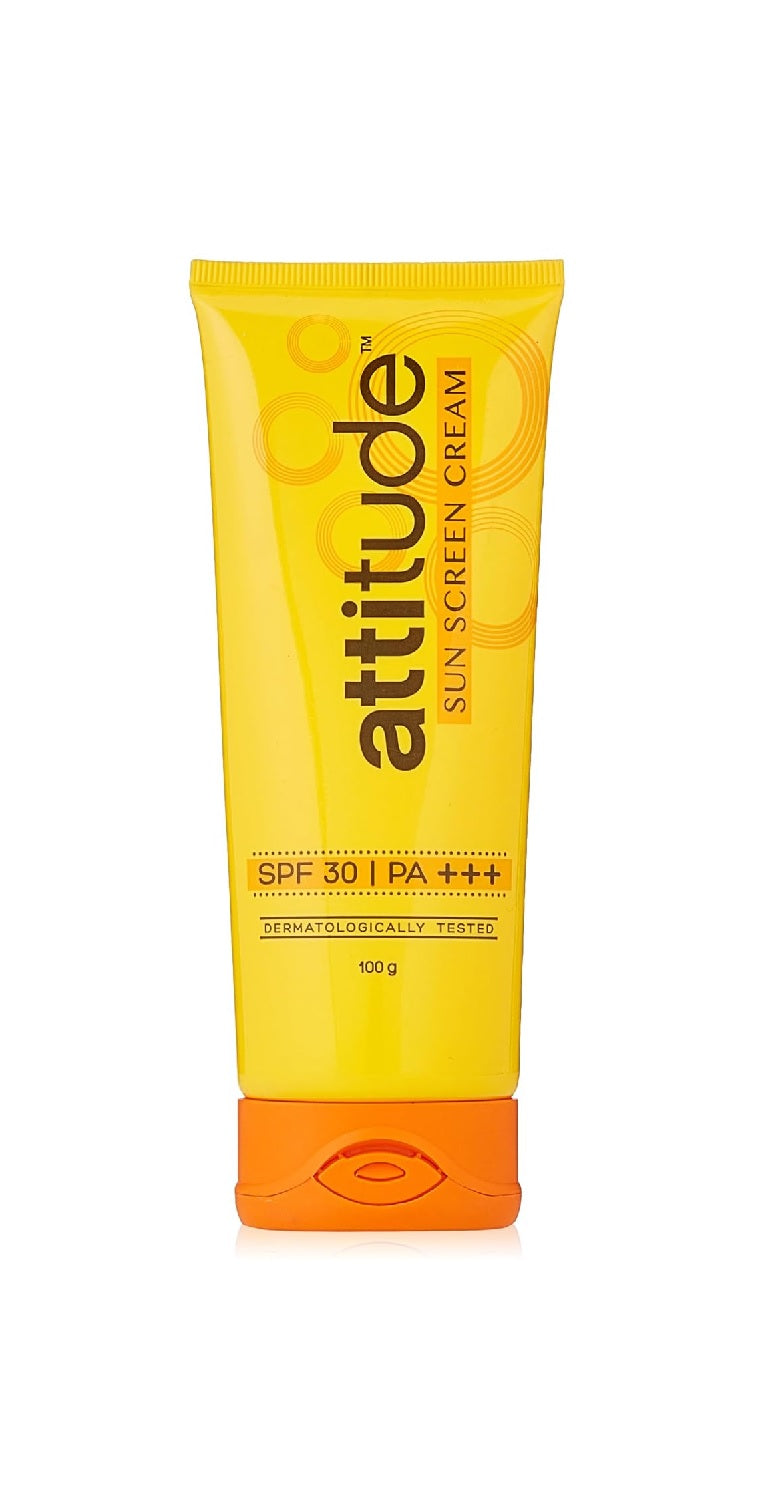 Amway Attitude Sun Screen Cream For All Skin Type With Spf 30 & Pa+++ / 100 Grams