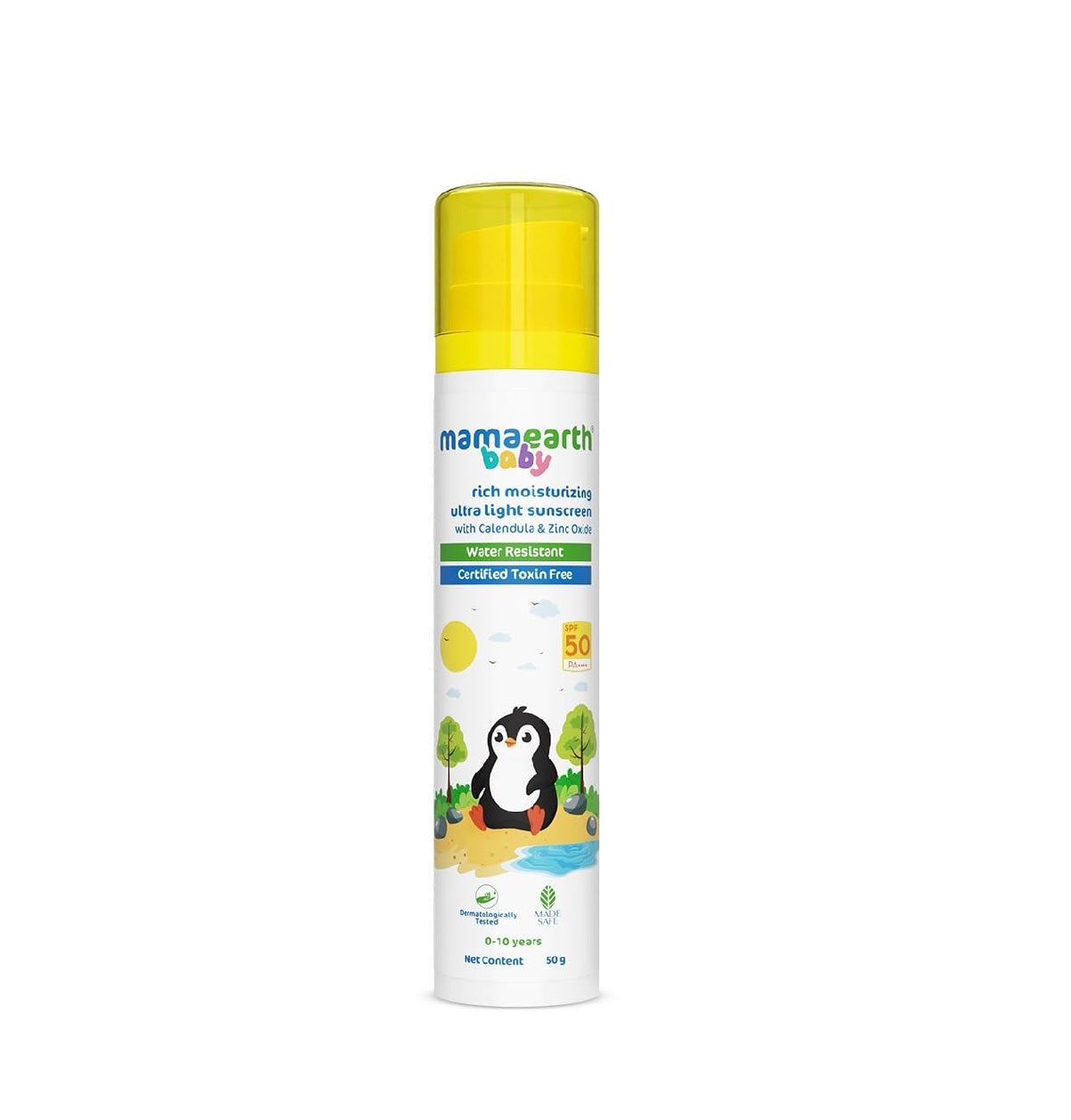 Mamaearth Baby Rich Moisturizing Ultra Light Sunscreen - 50 gm