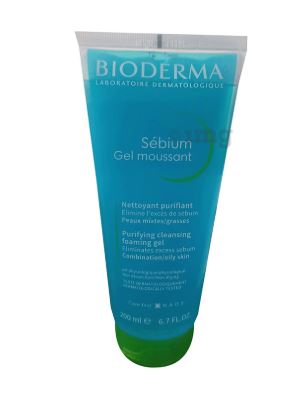 Bioderma Sebium Gel Moussant Purifying Cleansing Foaming Gel - 200 ml