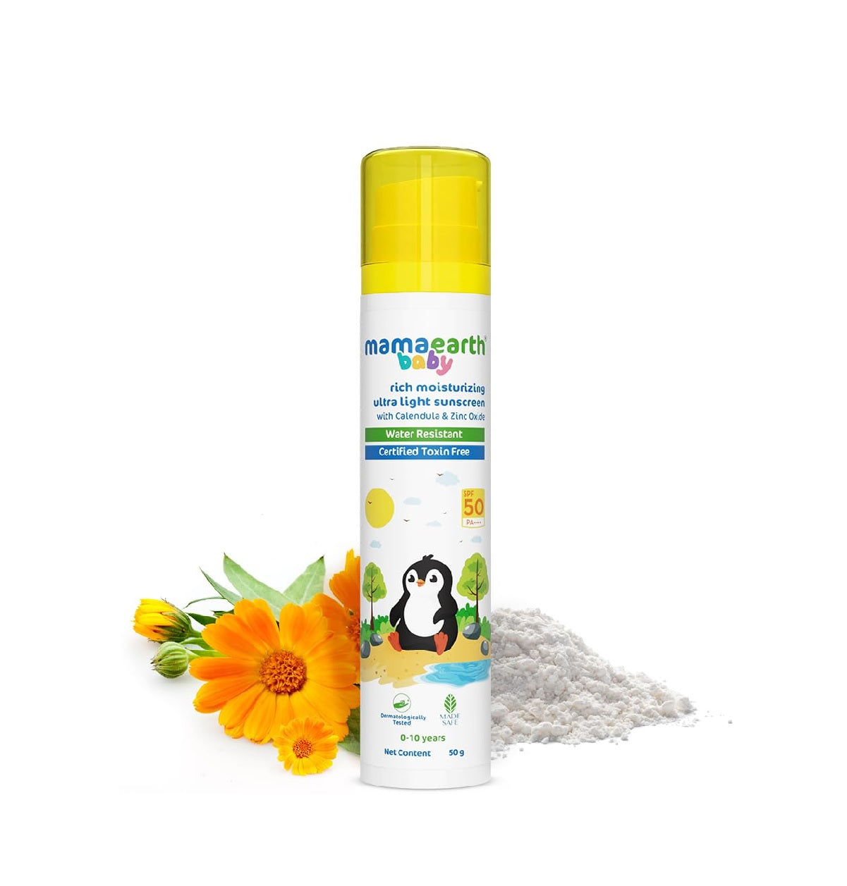 Mamaearth Baby Rich Moisturizing Ultra Light Sunscreen - 50 gm