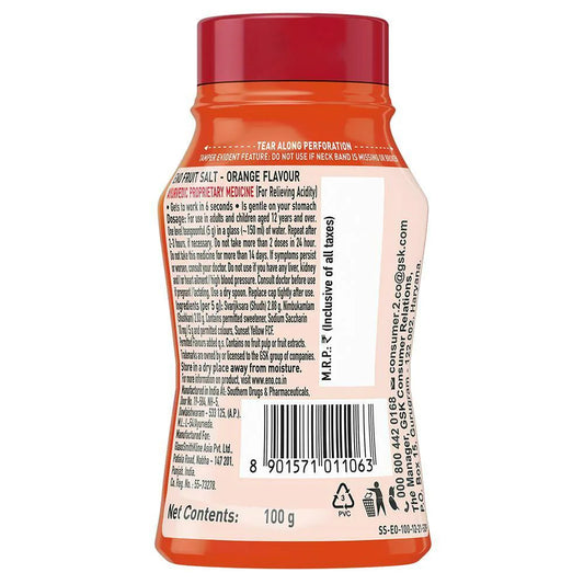 Eno Orange Flavour Fruit Salt 100 g