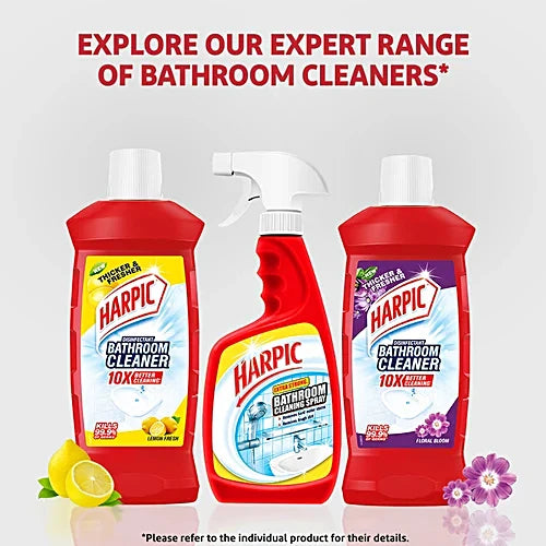 Harpic Disinfectant Bathroom Cleaner - Floral Bloom, 1 L