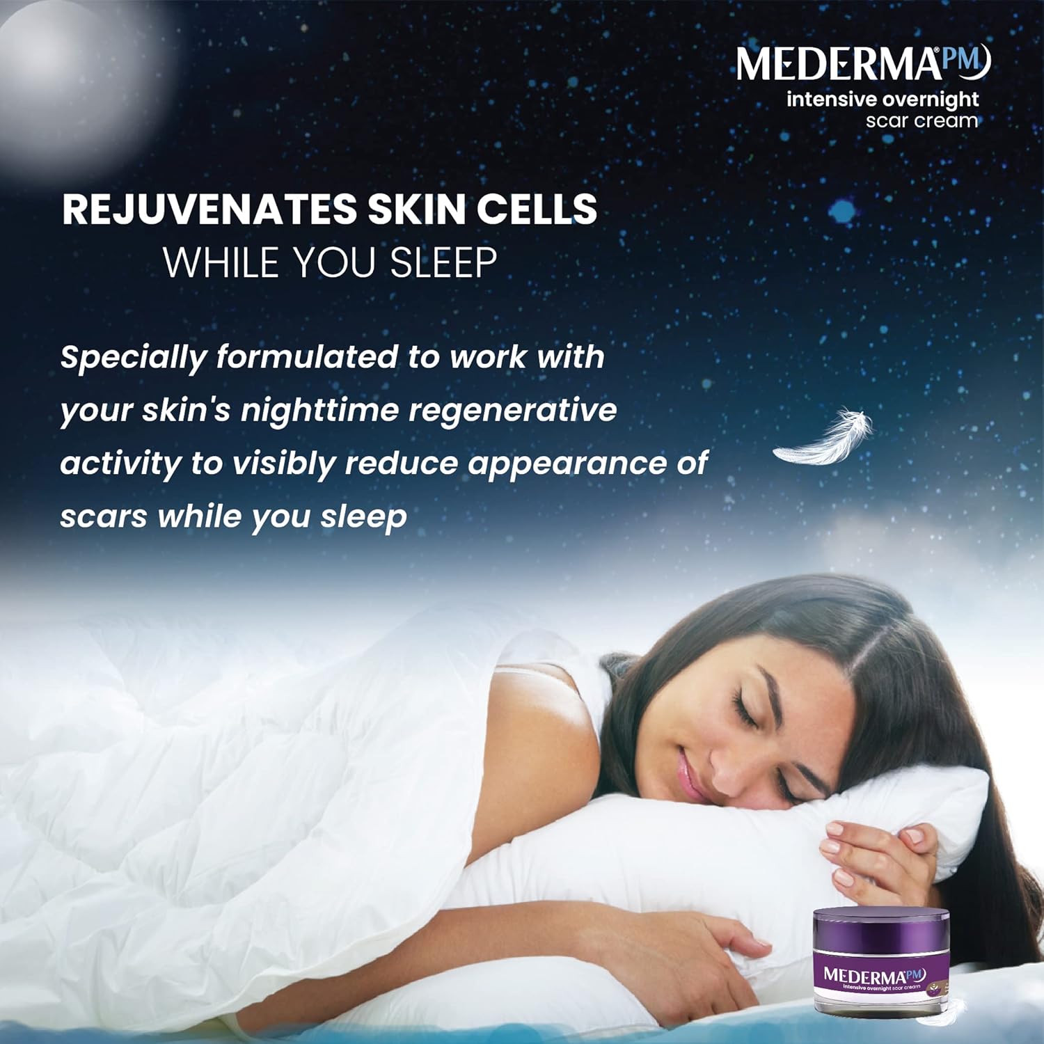 Mederma PM Intensive Overnight Scar Cream Treatment 10gm