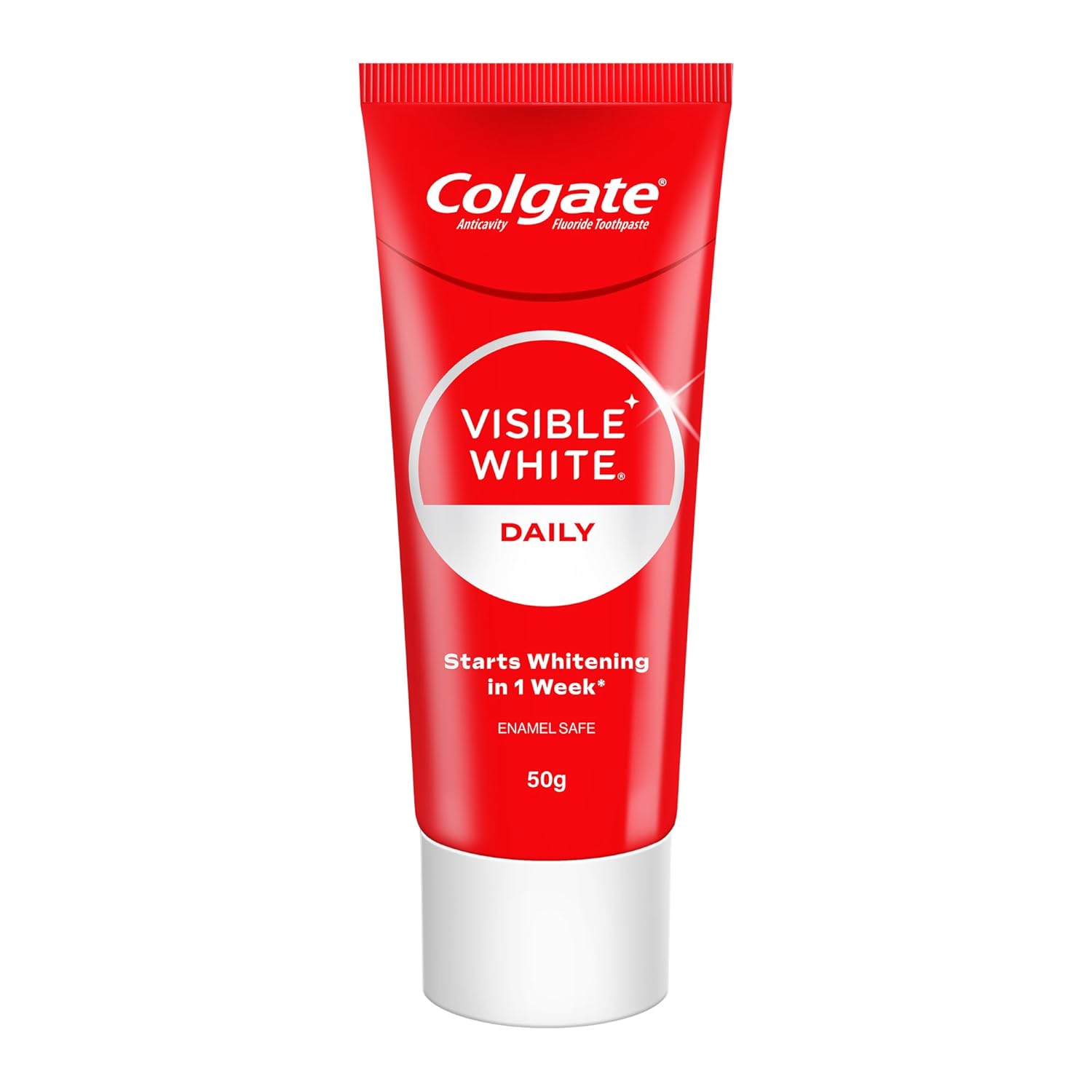 Colgate Visible White, Teeth Whitening Toothpaste, 50g (Sparkling Mint)