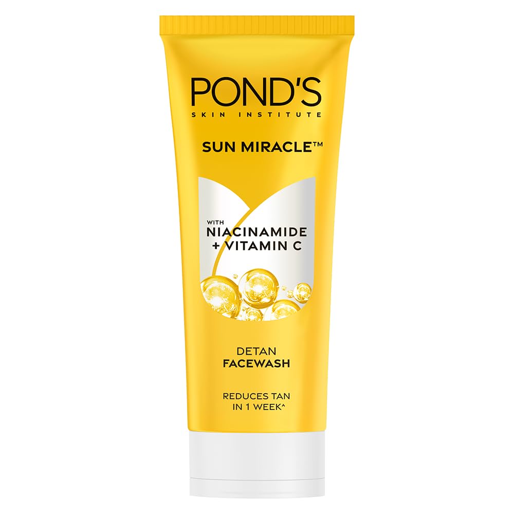 Ponds DeTan Face Wash With Niacinamide & Vitamin C - 100 gm