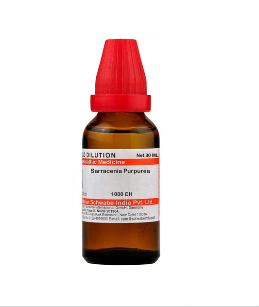 Dr Willmar Schwabe India Sarracenia Purpurea Dilution 1000 CH - 30ml